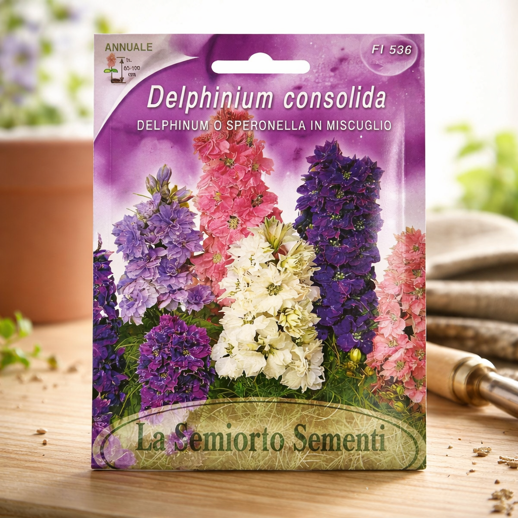 بذور زهرة الدلفينيوم (Delphinium) – ألوان مشكلة