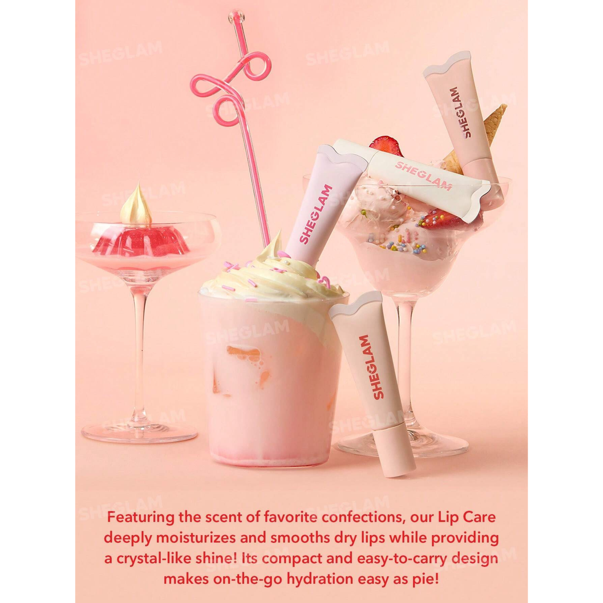 مرطب الشفاه كريستال غليز – كاندي لين SHEGLAM Crystal Glaze، 10 مل