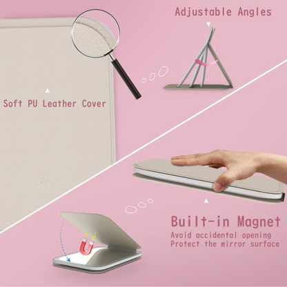 مرآة مضيئة محمولة -تعمل بالشحن
