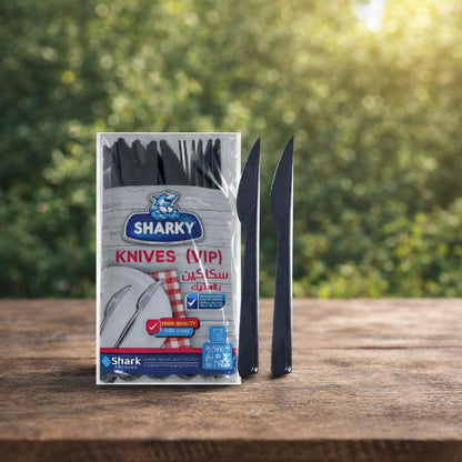 مجموعة ادوات طعام بلاستيكيه (SHARKY) عدد ١٥