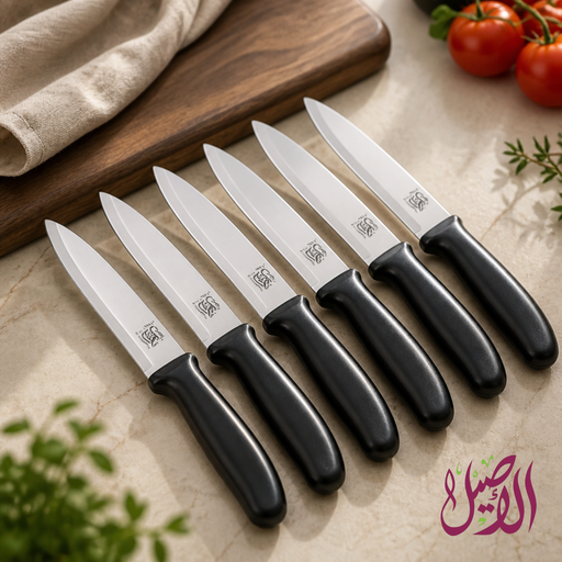طقم سكاكين فواكه ستانلس ستيل (6 قطع) - ماركة الأصيل