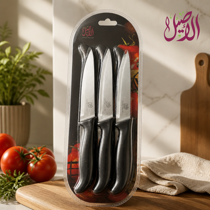 طقم سكاكين فواكه ستانلس ستيل (6 قطع) - ماركة الأصيل