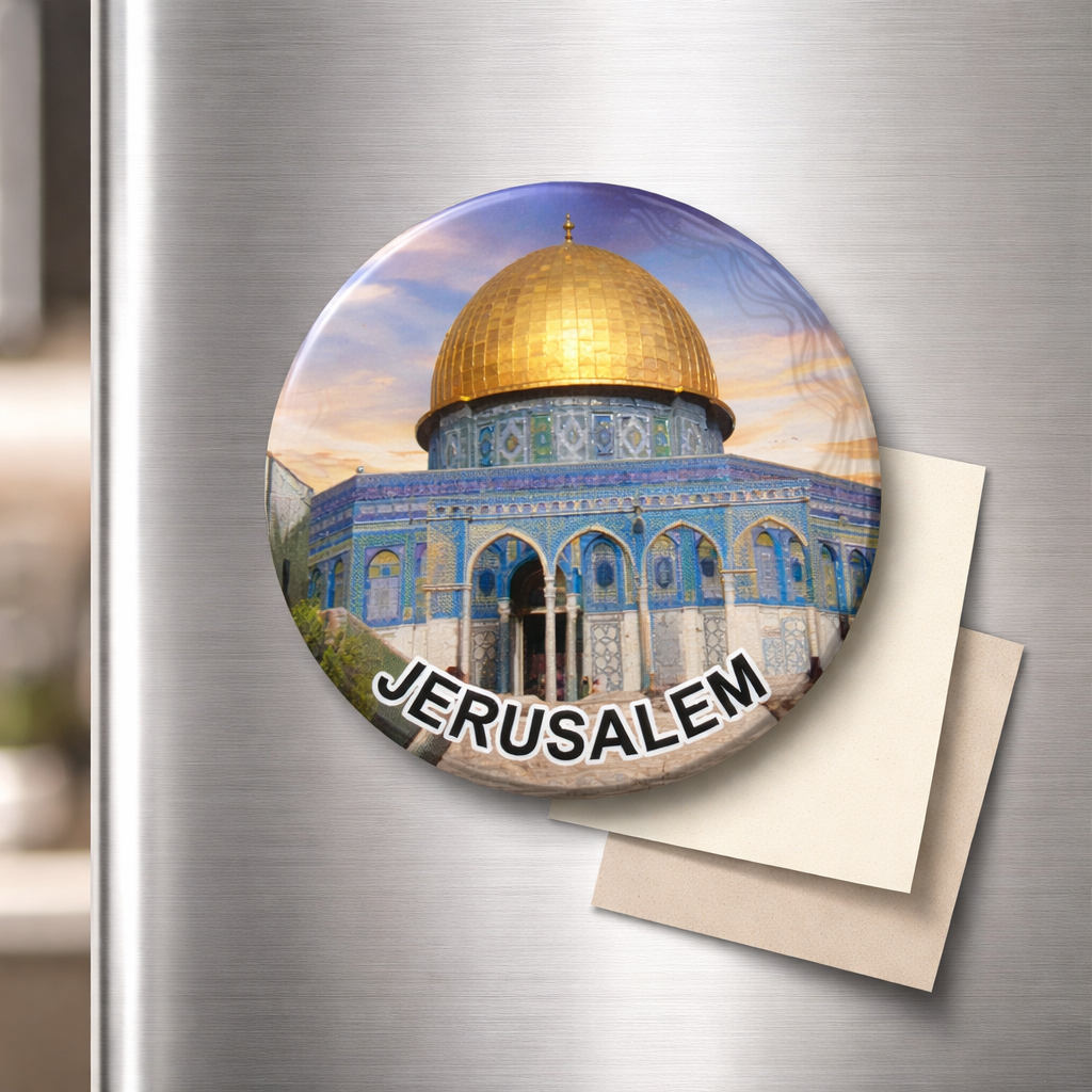 مغناطيس ثلاجة القدس – تصميم قبة الصخرة