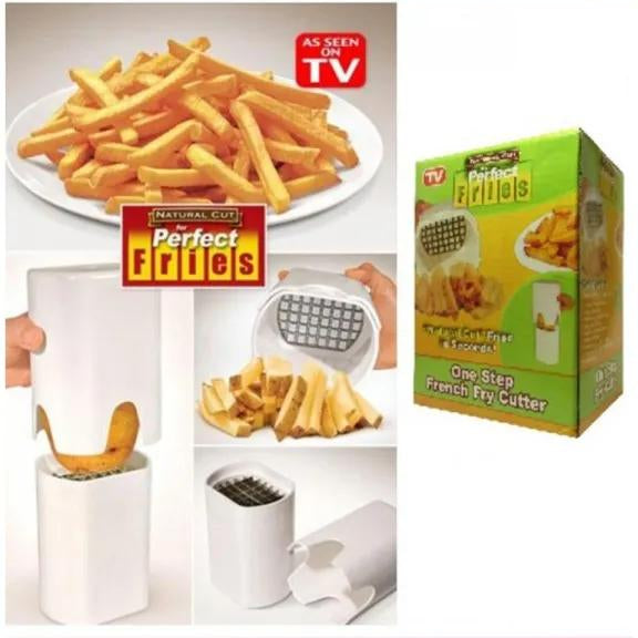 قطاعة البطاطا اليدوية – Perfect Fries أصابع البطاطا بخطوة واحدة
