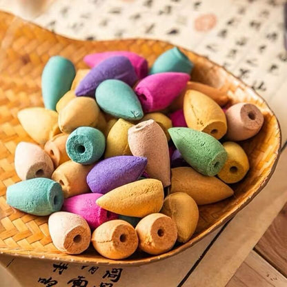 بخور هرمي ملون (عدد ٢٥ قطعه)