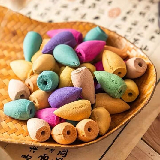 بخور هرمي ملون (عدد ٢٥ قطعه)