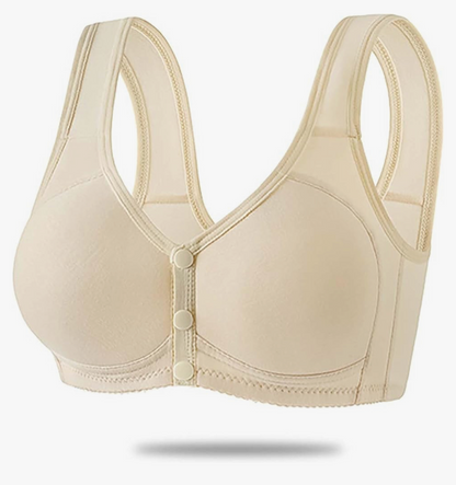 برا قطن مريحة بإغلاق أمامي