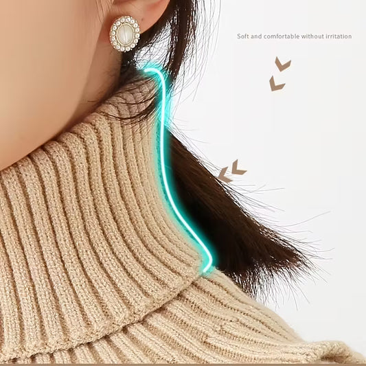 ياقة محبوكة دافيه – بوليستر مريح للرقبة