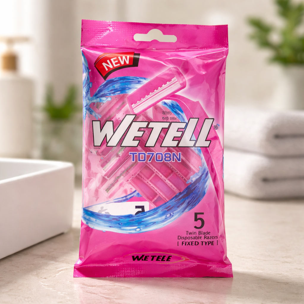شفرات مزدوجه نسائية  WETELL (عدد5)