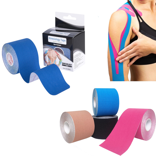 شريط كينيزولوجي Hexwell – 5 أمتار لعلاج الإصابات الرياضية