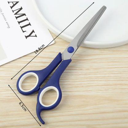 مقص ورق ملون 7 إنش مع ذيل للمكتب والمدرسة