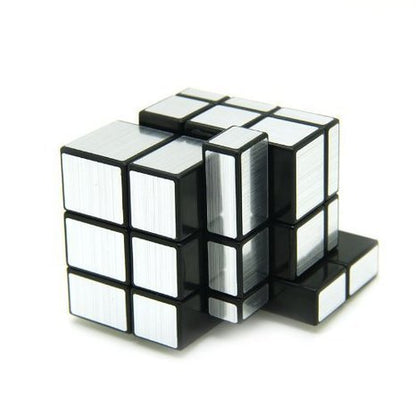 سحري المرآة مع سحابات ذهبية وفضية 3x3مكعب روبيك