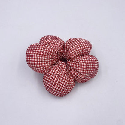 ربطة شعر وردة قماش منفوخة