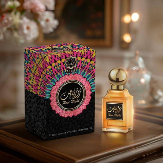 عطر الجسم والشعر روز نايت من ابيات - ٢٠ مل