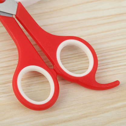 مقص ورق ملون 7 إنش مع ذيل للمكتب والمدرسة