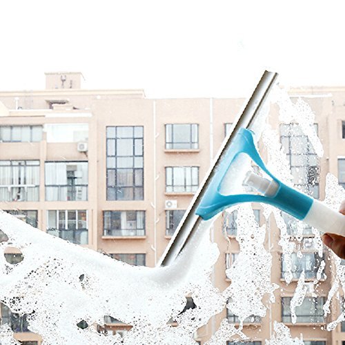 أداة تنظيف زجاج -  2 في 1 (ممسحة وبخاخ مي)