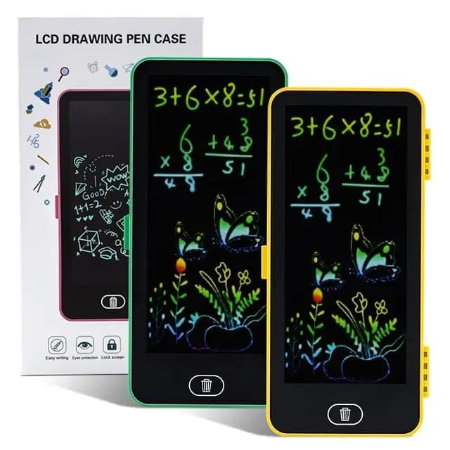 LCDمقلمة مع لوح رسم وكتابة