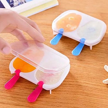 قالب آيس كريم بلاستيك مزدوج كيوت (DIY)