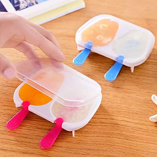 قالب آيس كريم بلاستيك مزدوج كيوت (DIY)