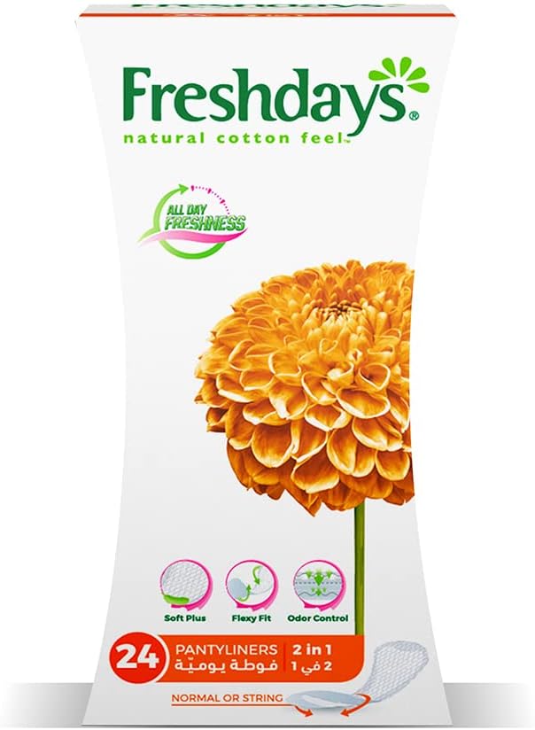 فريش دايز فوط يومية (Freshdays Daily Panty Liners) – عادي 24 فوطة