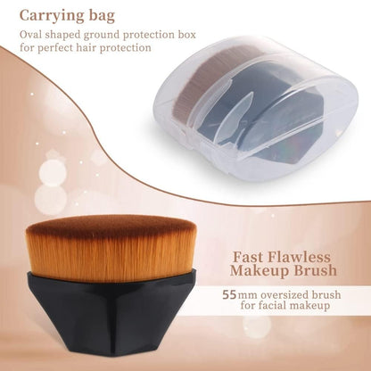 فرشاية فاونديشن كبيرة للدمج – مع علبة حفظ