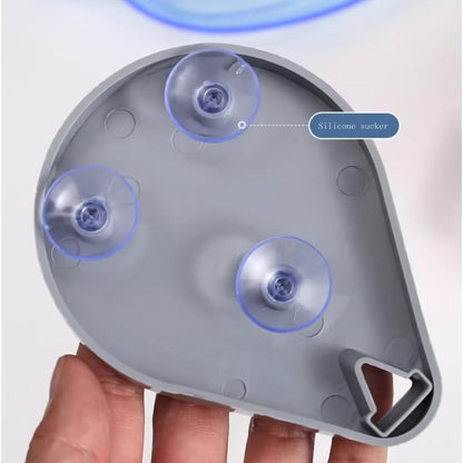 حامل صابونة بتصميم ورقة مع تصريف ذاتي