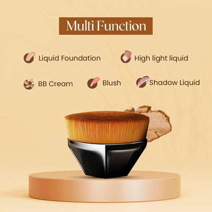 فرشاية فاونديشن كبيرة للدمج – مع علبة حفظ