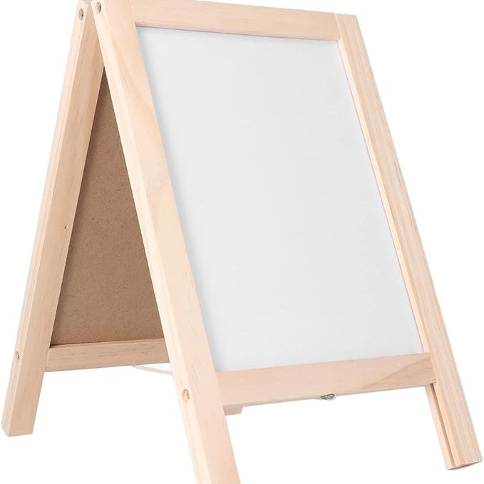 لوح رسم خشبي صغير مزدوج الجهتين