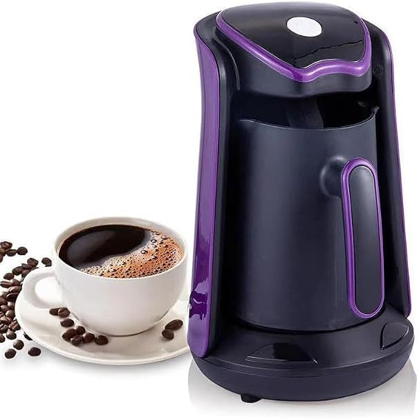 ☕ ماكينة تحضير القهوة التركية المحمولة – 4 فناجين، 600 واط