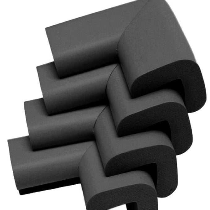 واقي زوايا الأثاث الإسفنجي لحماية الأطفال (عبوة 4 قطع)