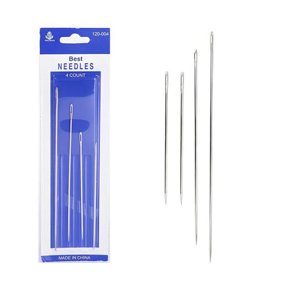 مجموعة إبر خياطة يدوية حجم كبير (عدد4)