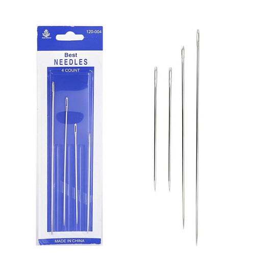 مجموعة إبر خياطة يدوية حجم كبير (عدد4)