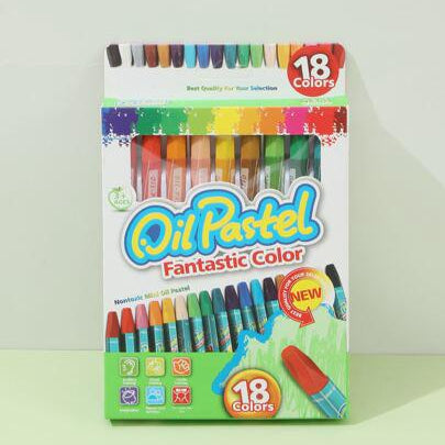 (Oil Pastel)  ألوان زيتية 18لون