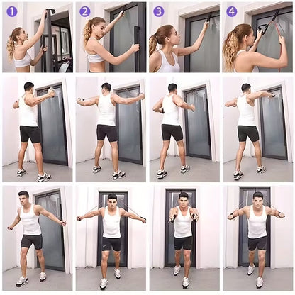 طقم مطات مقاومة خماسي مع مسكات وحقيبة