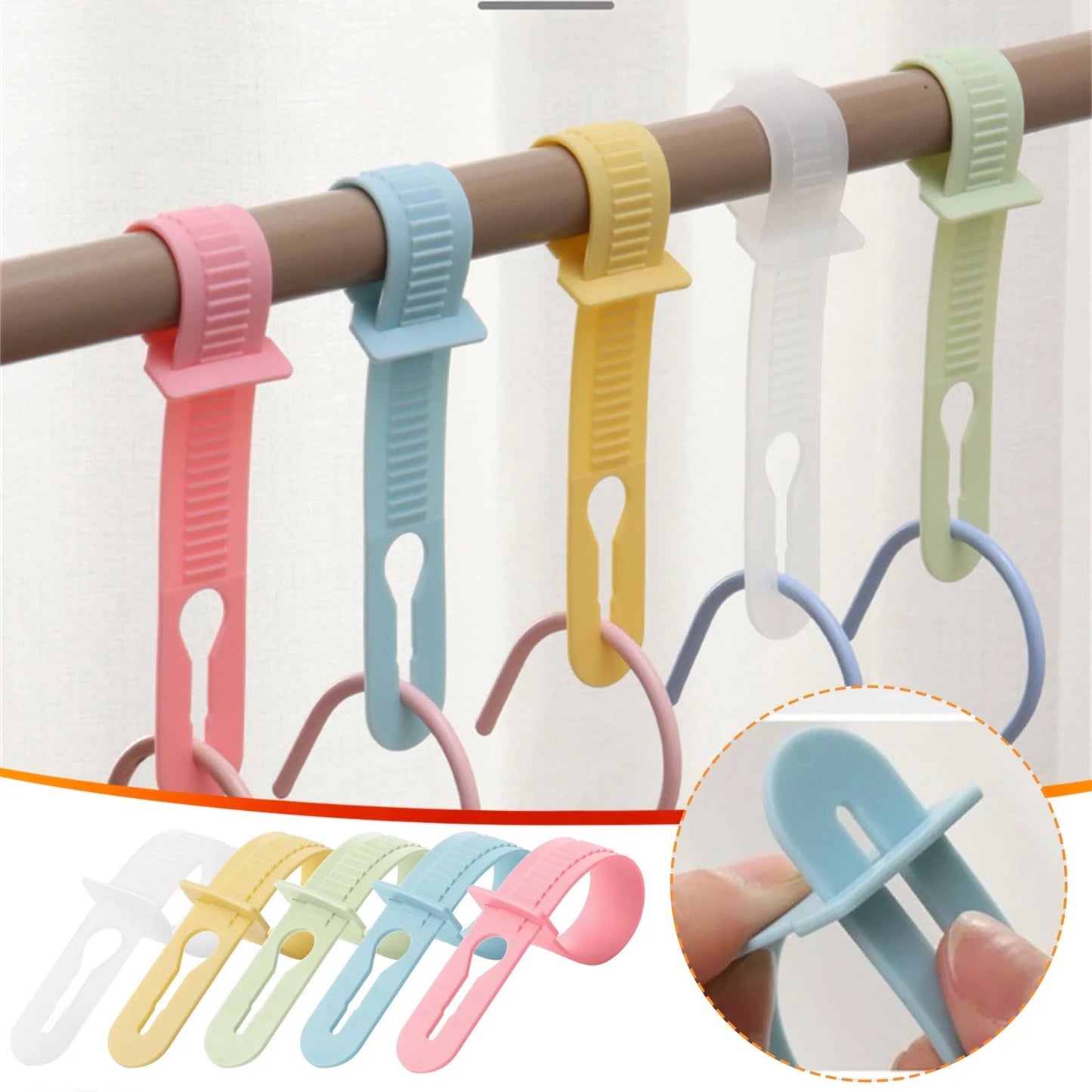 حلقات تعليق هاربي لترتيب الخزانه – 6 قطع