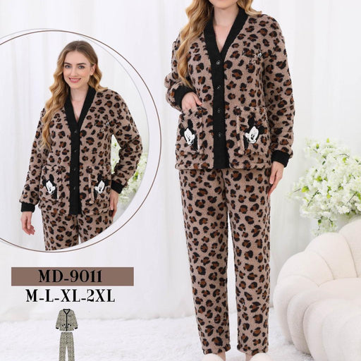 بيجاما شتوية فرو ناعم تايجر