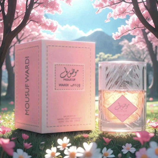 عطر "موصوف وردي"  أرض الزعفران الإماراتيه ٣٠ مل
