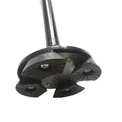 عصا (عكاز) ضد الانزلاق وقابلة للطي مع إضاءة ليد