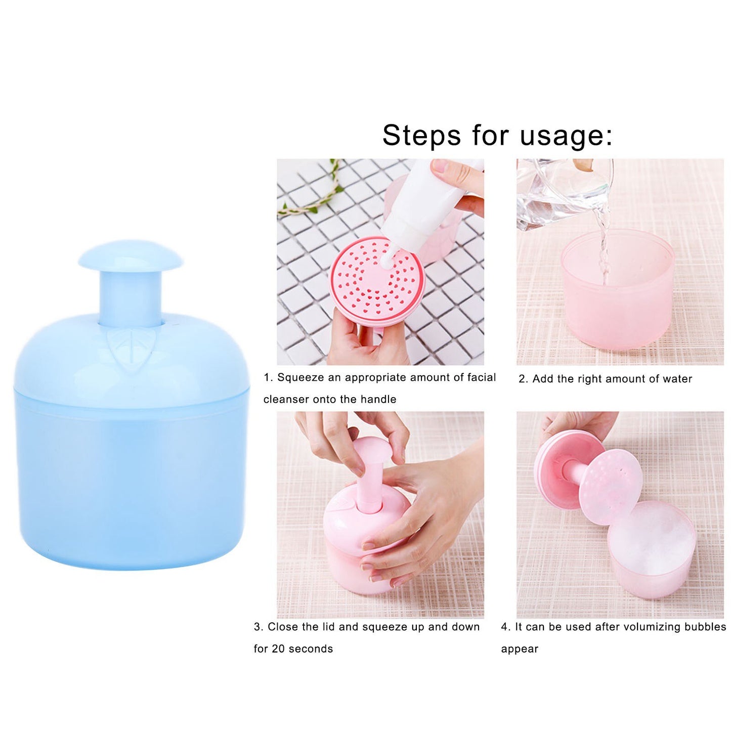 كوب صنع رغوة غسول الوجه – أداة تنظيف البشرة (Foam Maker)
