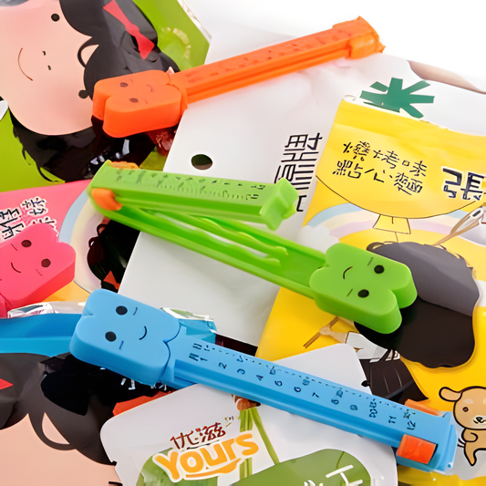 مشبك إغلاق أكياس الطعام مع مؤشر لتحديد الأيام(عدد4)