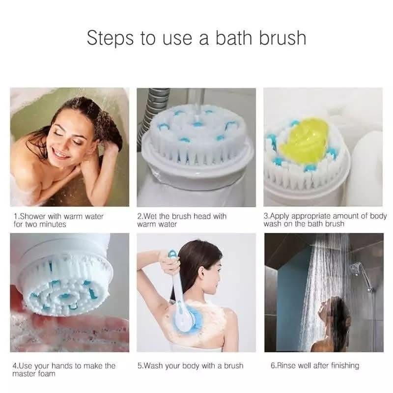 فرشاة سبا دوّارة للجسم – Spin Spa Spinning Spa Brush