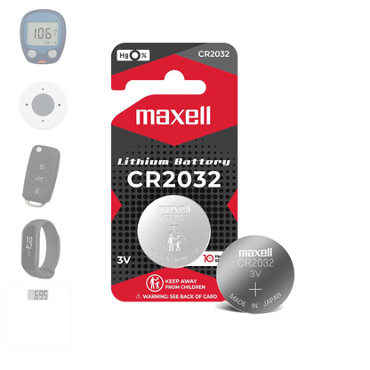 CR2032 بطارية ماكسل ليثيوم