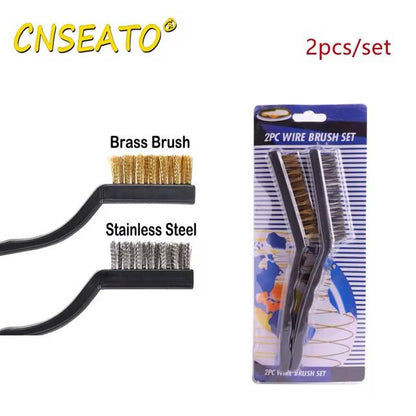 طقم فراشي سلك حجم كبير - قطعتين