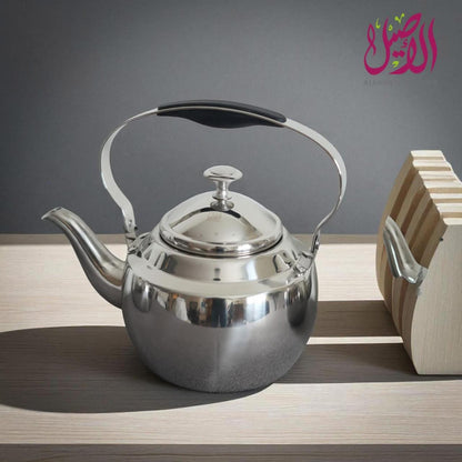ابريق شاي ستانلس ستيل فاخر - ماركة الأصيل (متوفر بأحجام مختلفة)