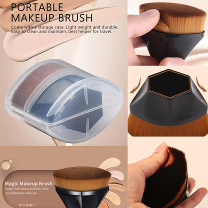 فرشاية فاونديشن كبيرة للدمج – مع علبة حفظ