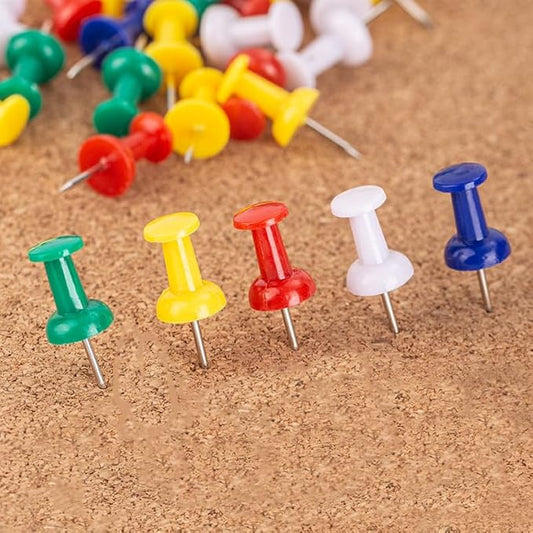 مجموعة دبابيس مكتب ملونة -نوعين