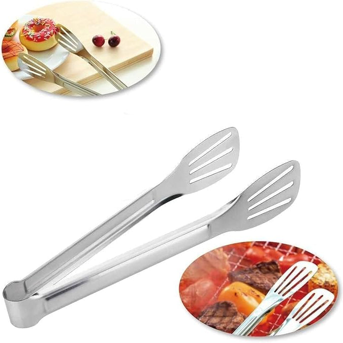 ملقط تقديم الطعام من الستانلس ستيل – فضي22cm