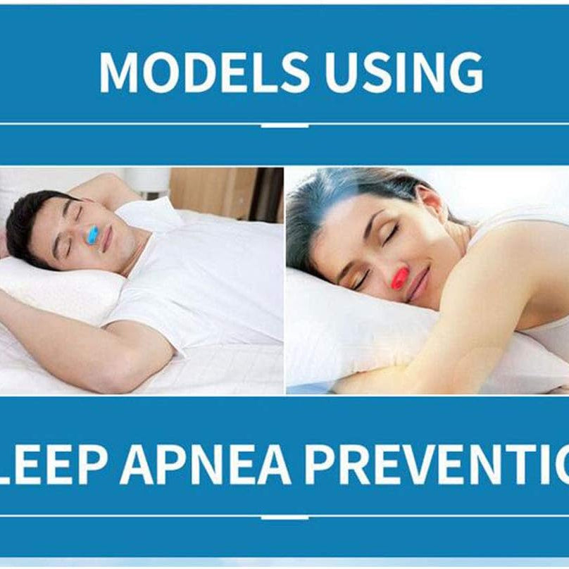 مشبك أنف مضاد للشخير مع علبة تخزين
