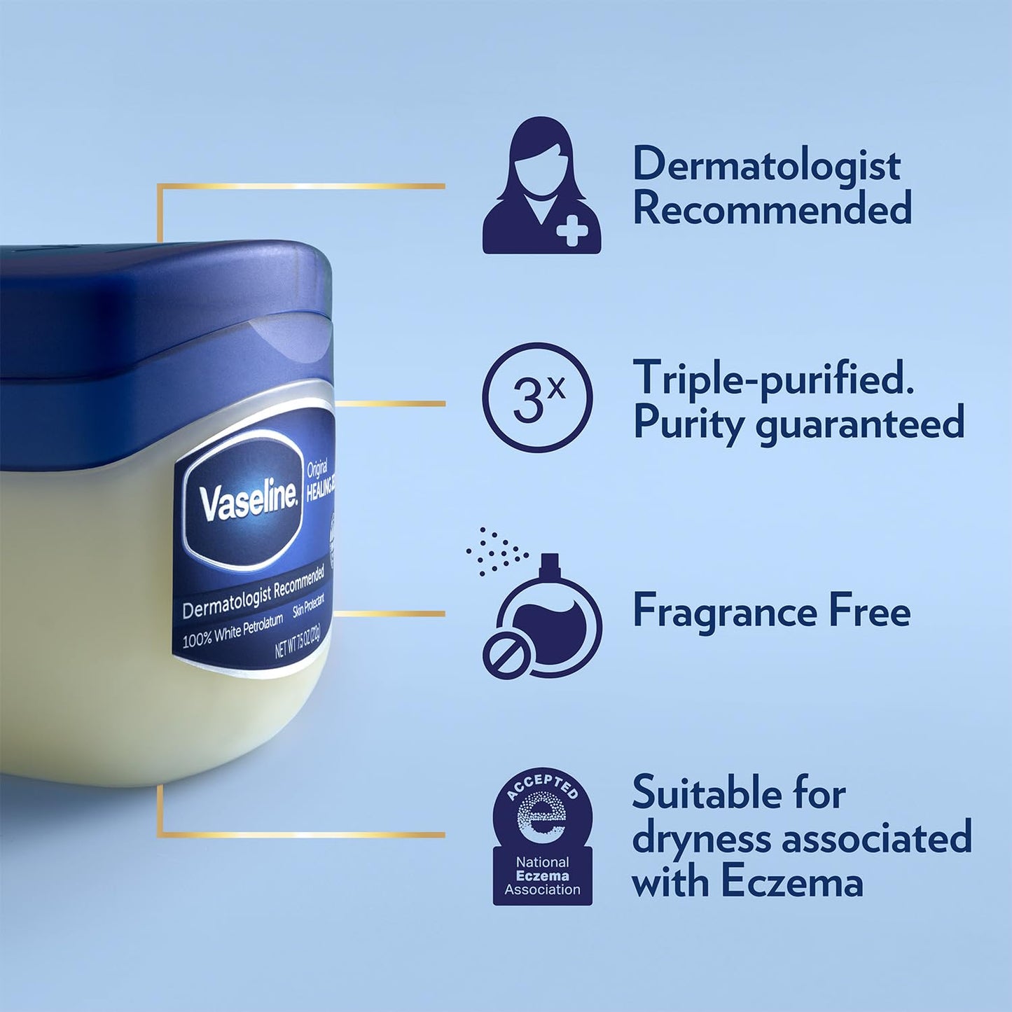 فازلين Vaseline Original Healing Jelly – 100 مل