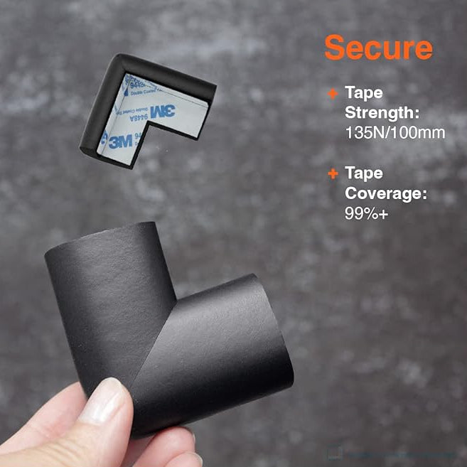 واقي زوايا الأثاث الإسفنجي لحماية الأطفال (عبوة 4 قطع)